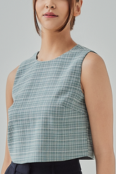 Ana Tweed Crop Top